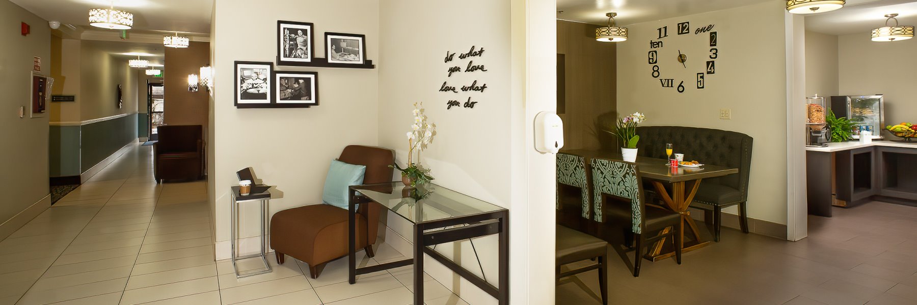 Amenities at Hotel Vue, Mountain View, California